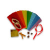 Подарунковий набір для створення свічок з кольорової вощини Creative Box: Веселка